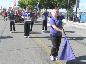 The Sarnia Colts Drum Line marched in this year's Labour Day Parade in Sarnia, and is set to perform in Saturday's Sarnia Kinsmen Christmas Parade of Lights. The drum line has been working to continue operating after it's connection to the former St. Clair Secondary School ended.
(Paul Morden/Sarnia Observer)