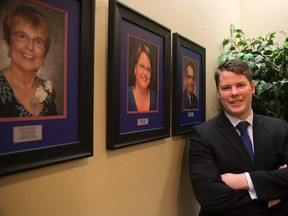 Lawyer Matt Reid is the new chair of the Thames Valley Board of Education in London, Ont. Photograph taken on Friday December 2, 2016. (MIKE HENSEN, The London Free Press)