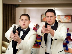 Jonah Hill, left, and Channing Tatum star in the film "21 Jump Street." (Columbia Pictures photo)