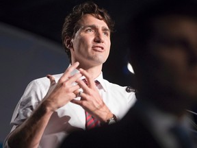 Prime Minister Justin Trudeau speaks at a Conference for Toronto elementary school teachers in Toronto, on Friday December 2, 2016. THE CANADIAN PRESS/Chris Young