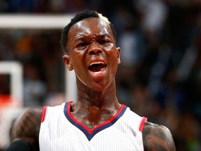 Hawks' Dennis Schroder has been solid at the point this season. (GETTY IMAGES)