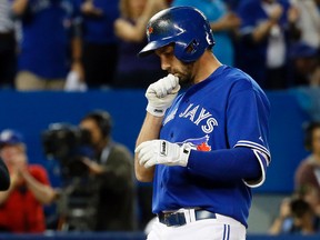 The Blue Jays outrighted first baseman Chris Colabello off their 40-man roster on Friday. Stan Behal/Toronto Sun/Files)