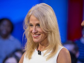 Donald Trump Campaign Manager Kellyanne Conway speaks at an event at the Harvard Institute of Politics Forum on Dec. 1, 2016  (Scott Eisen/Getty Images)