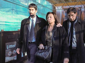Relatives of Dr. Mohammed Shamji leave court on Dec. 3, 2016 following his first appearance on a first-degree murder charge. (Veronica Henri/toronto Sun)