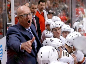 Panthers general manager Tom Rowe has taken over interim coaching duties after firing head coach Gerard Gallant and his assistant Mike Kelly late last month. (Charles Rex Arbogast/AP Photo)