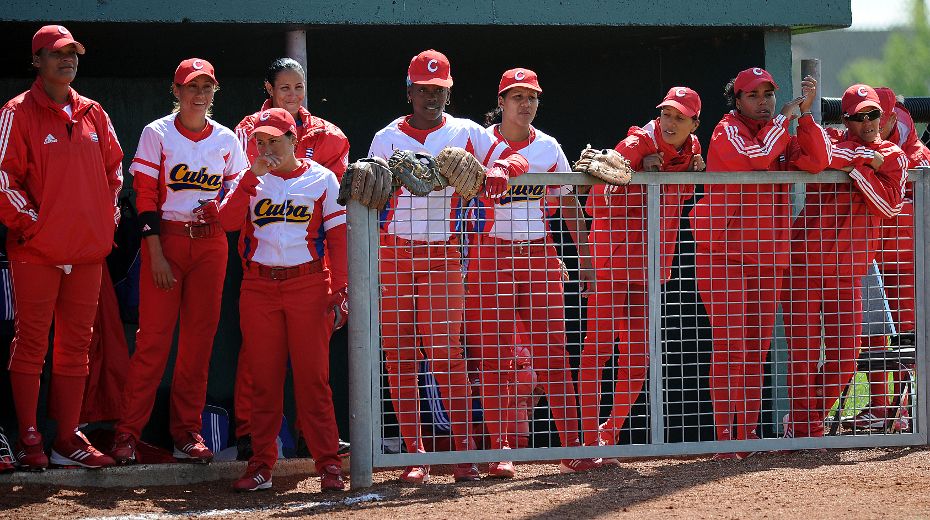 Cuban baseball player Yasiel Puig poses for a photo with his