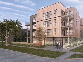 Ventura Developments' contentious $6.5-million, 12-unit condo on vacant land in River Heights has been approved in an 11-5 city council vote. (SUPPLIED PHOTO)