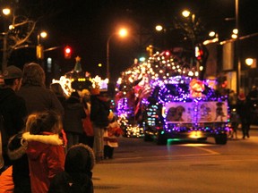 The Sarnia Kinsmen Parade of Lights on Saturday, Dec. 3. (Tyler Kula/Sarnia Observer)