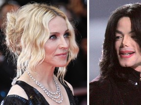 Madonna and Michael Jackson. (AFP/Getty file photos)