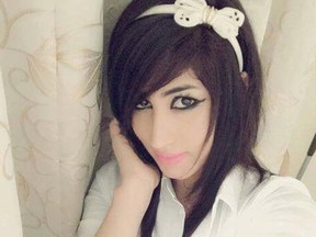 Social media star Qandeel Baloch takes a selfie in this image posted online and released by her family. Baloch grew up in a poor farming family but “always wanted more, had different ideas” her sister says. After escaping her childhood poverty and an abusive marriage to find online fame, she was killed by her brother in July, 2016 for refusing to live a life dictated by repressive tribal and religious traditions.(Qandeel Baloch family via AP)