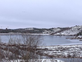 The area to the right of Bennett Lake is where the proposed South Bay Road extension would have been located. (Gino Donato/Sudbury Star)