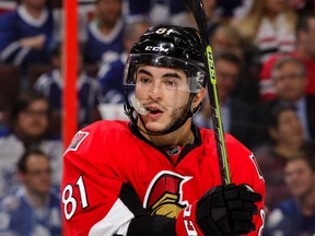 Senators call-up Phil Varone has scored five goals and eight assists in 18 games with Binghamton of the AHL. (Getty Images)