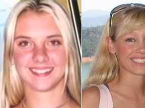 Tera Smith, left, a friend of Sherri Papini’s who attended Central Valley High School, vanished in 1998 while jogging on the same trail in rural Redding, Calif. (YouTube screengrab and Facebook photo)