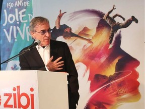 Daniel Lamarre, CEO of Cirque du Soleil, lauded the Zibi site where the company's new show, VOLTA, will play next August as 'one of the best in the world.' JEAN LEVAC / POSTMEDIA NEWS