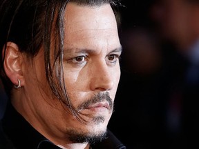 Johnny Depp attends the "Black Mass" Virgin Atlantic Gala screening during the BFI London Film Festival, at Odeon Leicester Square on October 11, 2015 in London, England. (John Phillips/Getty Images for BFI)