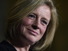 Alberta Premier Rachel Notley speaks to reporters during a media availability on Parliament Hill, Tuesday, Nov. 29, 2016 in Ottawa. (THE CANADIAN PRESS/Justin Tang)
