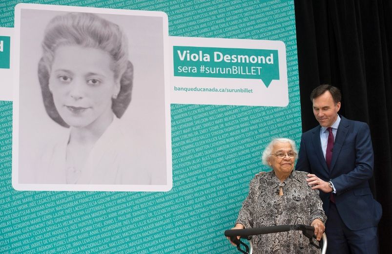 Civil rights activist Viola Desmond honoured with $10 bill, first vertical  note in Canada