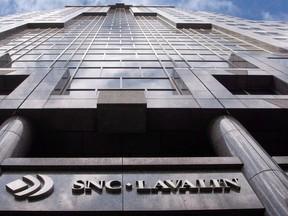 SNC Lavalin, with head offices in Montreal, is cutting 195 positions in Ontario. Its Sudbury office will close, although employees will work directly with customers at their operations. (Ryan Remiorz/Canadian Press file photo)