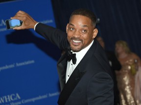 Will Smith arrives at the White House Correspondents' Association Dinner at the Washington Hilton Hotel on Saturday, April 30, 2016, in Washington. (Evan Agostini/Invision/AP)