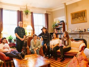 London singer-songwriter Taylor Holden, seated at centre, and her band The Law of Averages will be playing the Kiwanis bandshell in Victoria Park on Dec. 31.