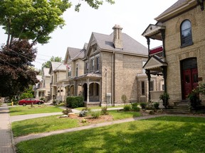 Several homes on Wolfe Street carry heritage designations (Free Press file photo)