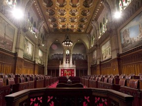 The Senate chamber in Ottawa. (The Canadian Press file photo)