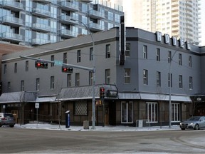 The former Grand Hotel in downtown Edmonton is reopening as a botique hotel named the Crash Hotel. (Larry Wong/Postmedia)