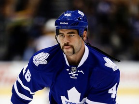 Roman Polak of the Toronto Maple Leafs. (CRAIG ROBERTSON/Toronto Sun)