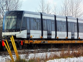 This photo of the prototype light rail vehicle for Metrolinx’s Eglinton Crosstown line (scheduled to open in 2020) was taken by Lawrence Gray.