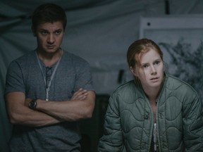 A scene from Arrival, starring Amy Adams and Jeremy Renner. (Supplied photo)