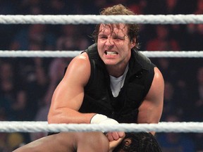 Dean Ambrose (top) is slated to be in Winnipeg on Feb. 5 for a card at MTS Centre. (Stuart Gradon/Postmedia Network file photo)