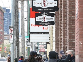 Siloam Mission had to turn people away over the weekend and out into the cold. (FILE PHOTO)