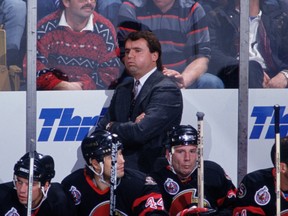 Coach Rick Bowness and the Sens won just one game on the road — and 10 games overall — in their 1992 expansion season. (GETTY IMAGES/PHOTO)