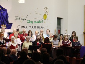 La chorale communautaire de Cochrane community Choir performed their 42nd annual Christmas Concert.