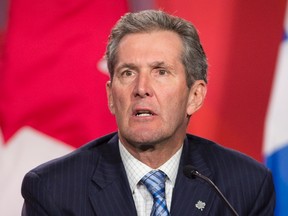 Premier Brian Pallister has a 50% approval rating. (THE CANADIAN PRESS/Adrian Wyld)