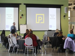 A Lunch and Learn was hosted by the Drayton Valley Western Review on Nov. 21 at the Clean Energy Technology Centre.