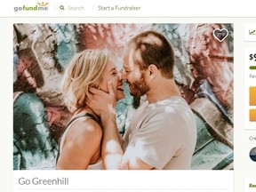 A GoFundMe page has been set up for Brett Greenhill, who was paralyzed after hitting a sandbar while swimming in the Gulf of Mexico on Dec. 3. More than $91,000 has been raised so far. (Screengrab)