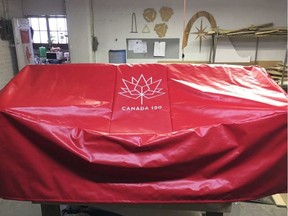Canada 150 Red Couch will be unveiled on Thursday.