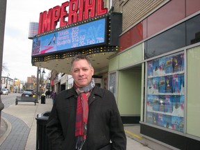 David Chaulk stands outside Sarnia's Imperial Theatre in this file photo. He is co-director of the third annual Rock n' Roll Christmas Show, running Friday and Saturday, 7:30 p.m., at the downtown theatre.
File photo/THE OBSERVER