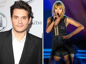 John Mayer and Taylor Swift. (WENN.COM file photos)