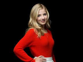 In this Sept. 22, 2014 file photo, singer Jackie Evancho poses for a portrait in New York. (Drew Gurian/Invision/AP, File)