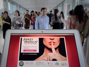 Ashley Madison affair-minded dating website. (AFP)