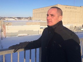 Kevin Chief, a former cabinet minister and popular New Democrat, is seen in his Point Douglas constituency on Wednesday. Chief announced Wednesday he is leaving politics -- a move one analyst called a big loss for the opposition NDP. (THE CANADIAN PRESS/Steve Lambert)