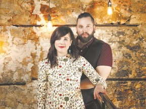 For Fortunate Ones Catherine Allan and Andrew James O?Brien, Christmas is a special time of year. Their new six-song EP features two original Yule tunes. (Graham Kennedy/Special to Postmedia News)