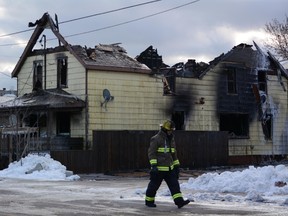 Four members of a Port Colborne family died in an early morning fire on Nickel Street Wednesday. (Michelle Allenberg/Welland Tribune/Postmedia Network)