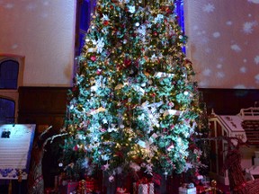 Colin and Justin’s 42-foot tree, themed When You Wish Upon A Star, is the centrepiece of Casa Loma's 2016 Tree Design Tour.