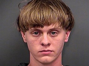 This June 18, 2015, file photo, provided by the Charleston County Sheriff's Office shows Dylann Roof. Roof was convicted Thursday, Dec. 15, 2016, in the chilling attack on nine black church members who were shot to death last year during a Bible study, affirming the prosecution's portrayal of a young white man who hoped the slayings would start a race war or bring back segregation. (Charleston County Sheriff's Office via AP, File)