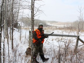 Neil on stand in whitetail deer country