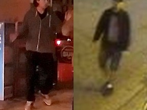 Two men wanted in an Oct. 7 attack near King St. W. and John St. (Supplied photo/Toronto Sun)