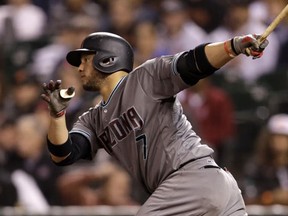 The Baltimore Orioles say they have reached a contract agreement with free agent catcher Welington Castillo, formerly  of the Arizona Diamondbacks, pending a medical review. (AP Photo/Marcio Jose Sanchez, FIle)